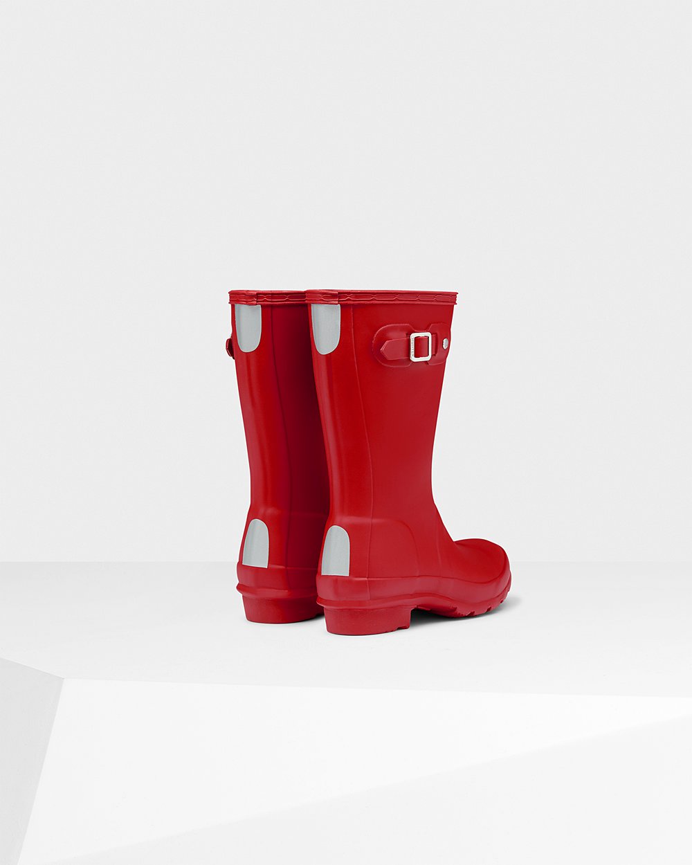 Botas De Agua Hunter Niños Rojas Original Big 960251-QNS
